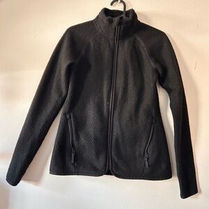 Smartwool Women's XS Hudson Trail Fleece Full Zip Black Sweater Jacket